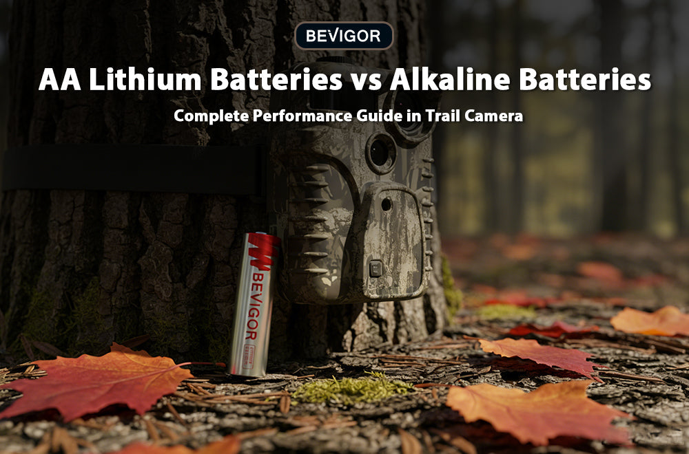 AA Lithium Batteries and a trail Camera