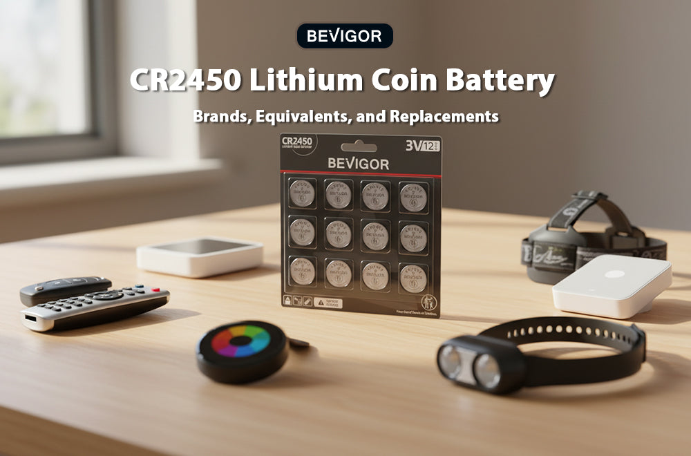 CR2450 Lithium Coin Battery – Brands, Equivalents, and Replacements