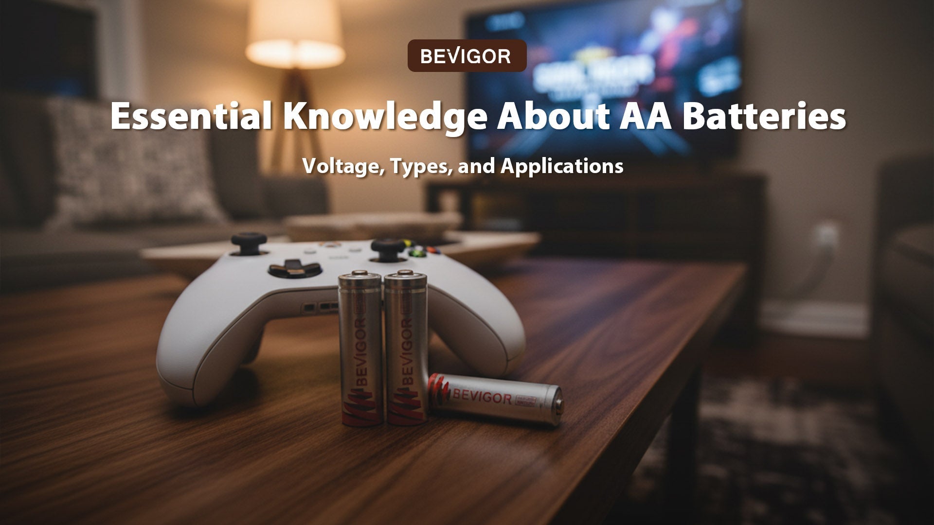 a gaming controller and aa batteries