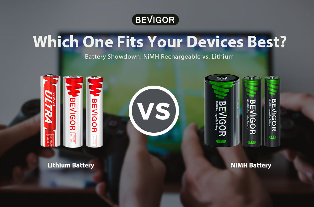 Battery Showdown: NiMH Rechargeable vs. Lithium— Which One Fits Your Devices Best?