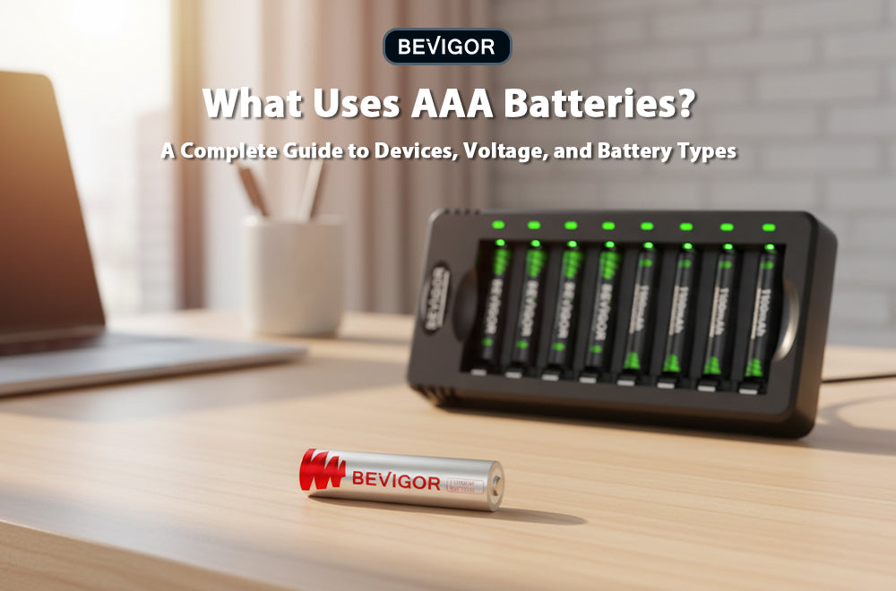 AAA Batteries and a charger