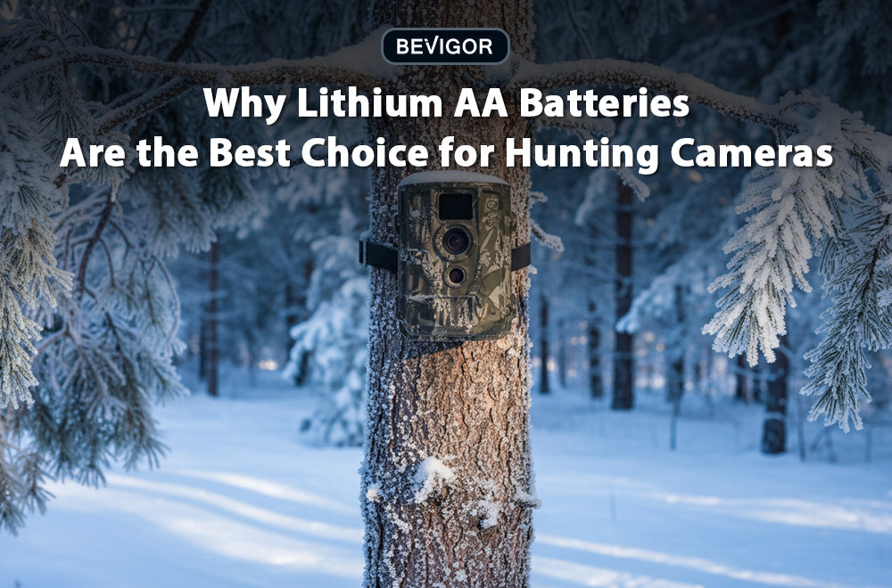 Hunting Camera hanging on a tree in extreme weather