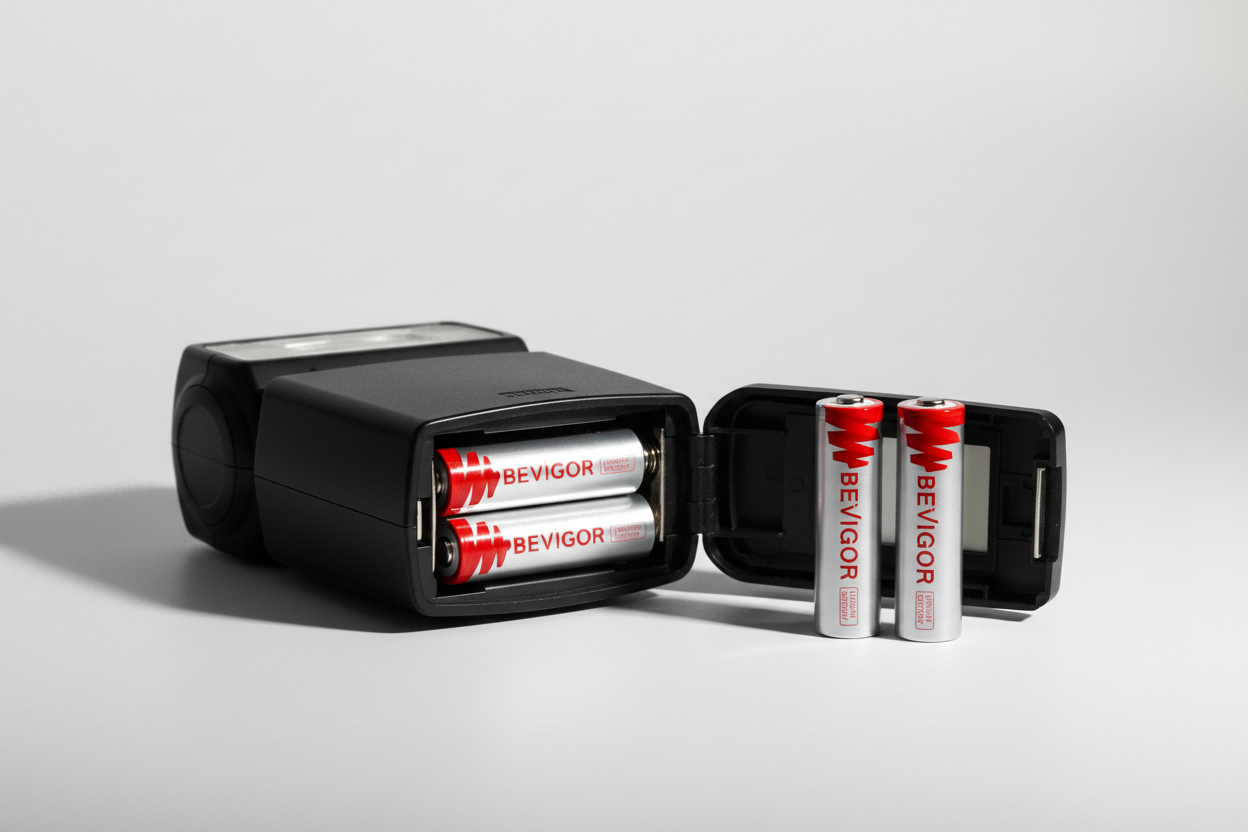Camera Flashing with lithium aa batteries