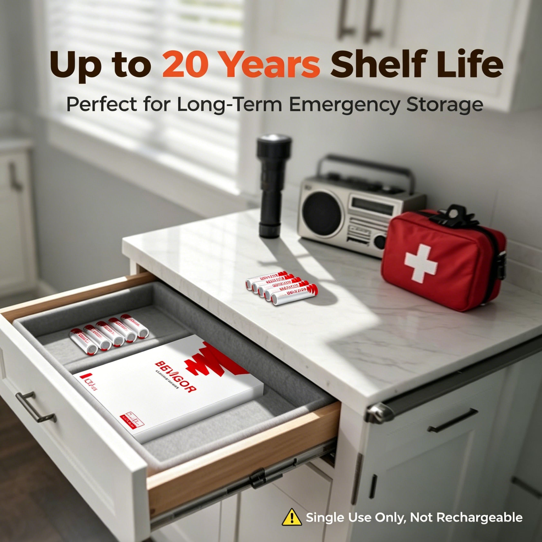 AA Lithium Batteries 20 Years Shelf Life