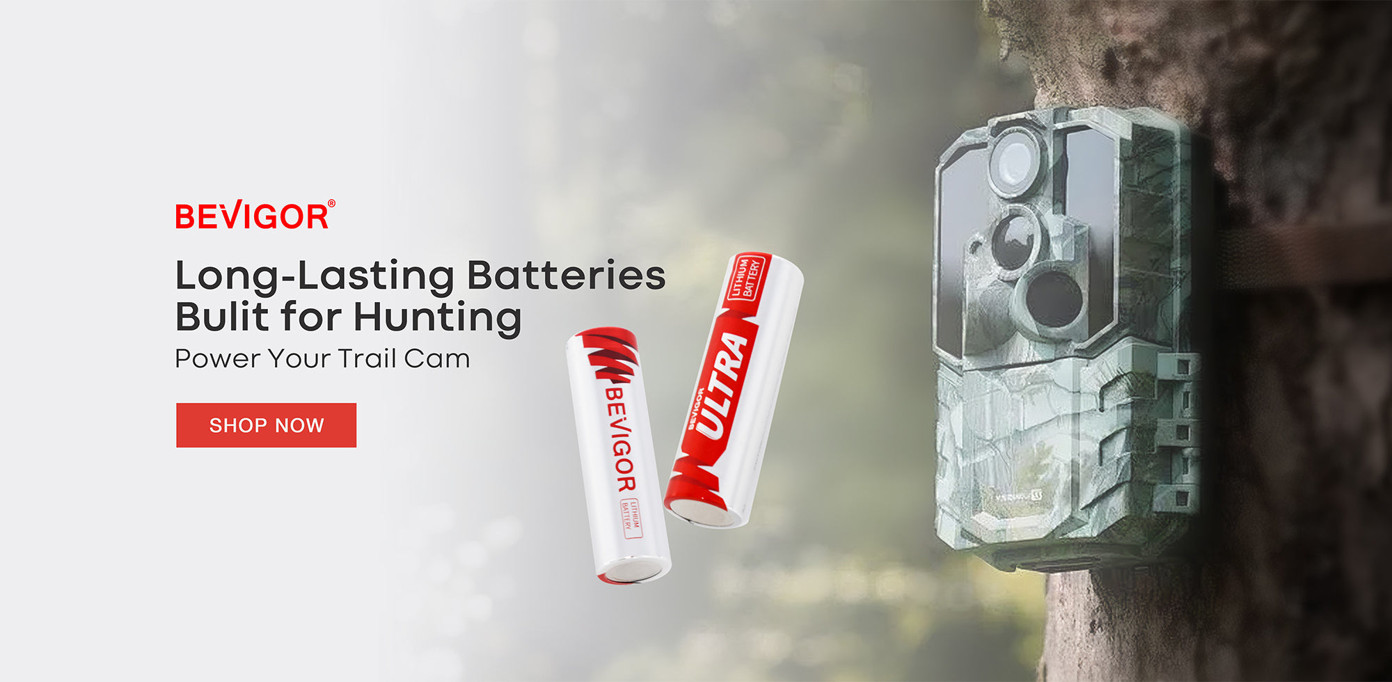 Bevigor Long-Lasting Batteries Bulit for Hunting Power Your Trail Cam
