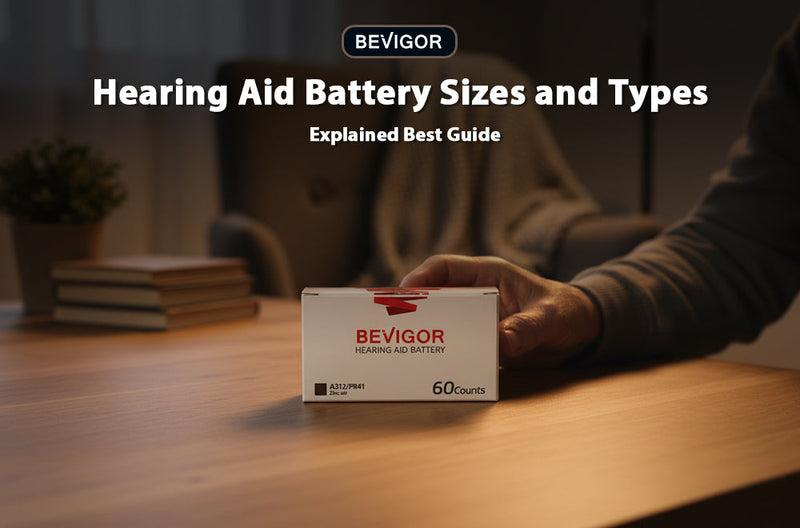 Hearing Aid Battery Sizes and Types Explained Best Guide – BEVIGOR