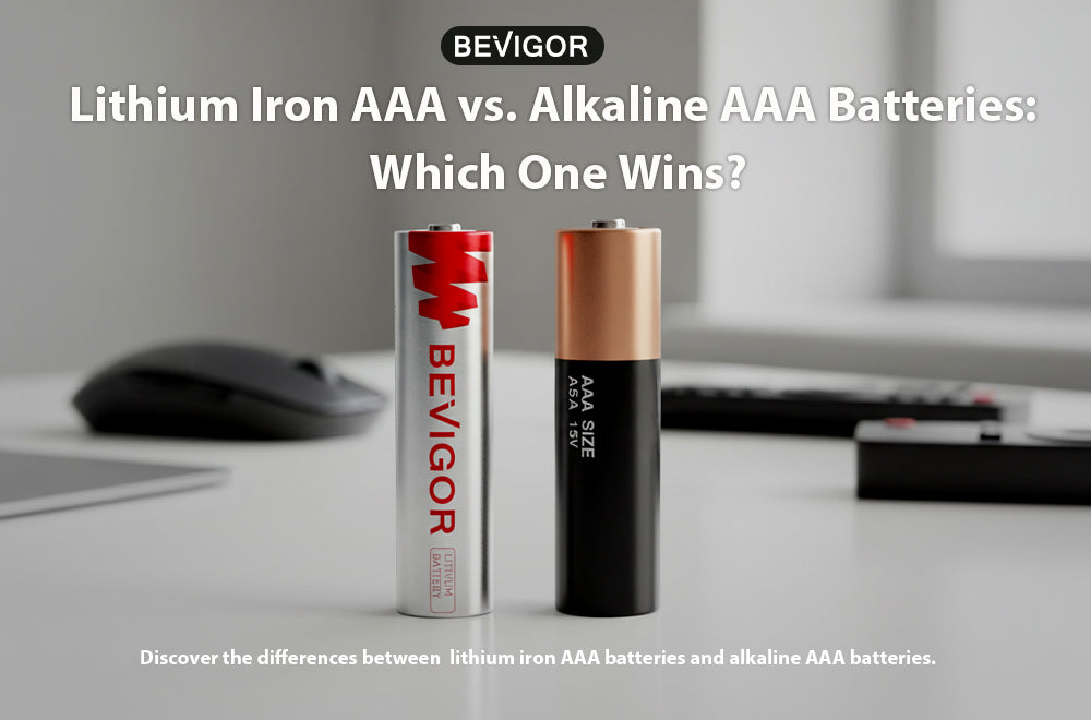Lithium Iron AAA vs. Alkaline AAA Batteries
