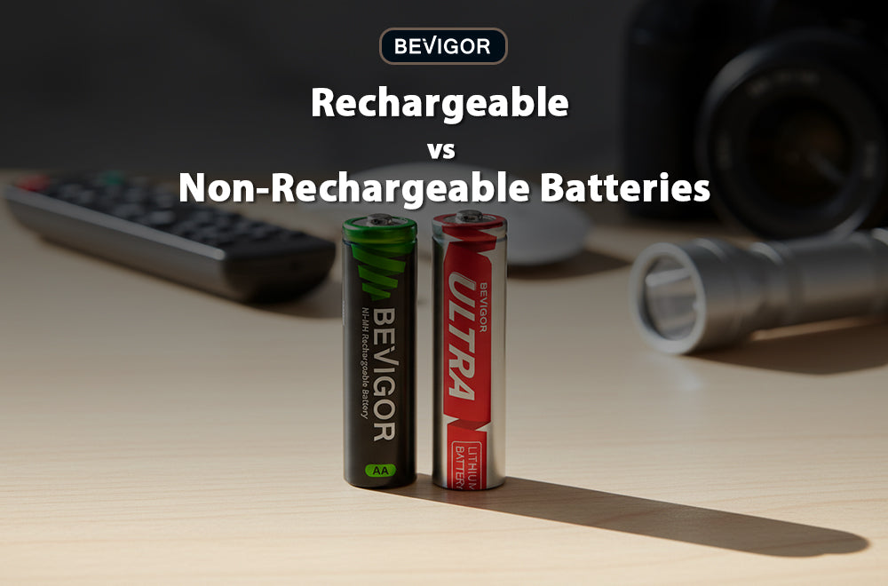 Rechargeable vs Non-Rechargeable Batteries