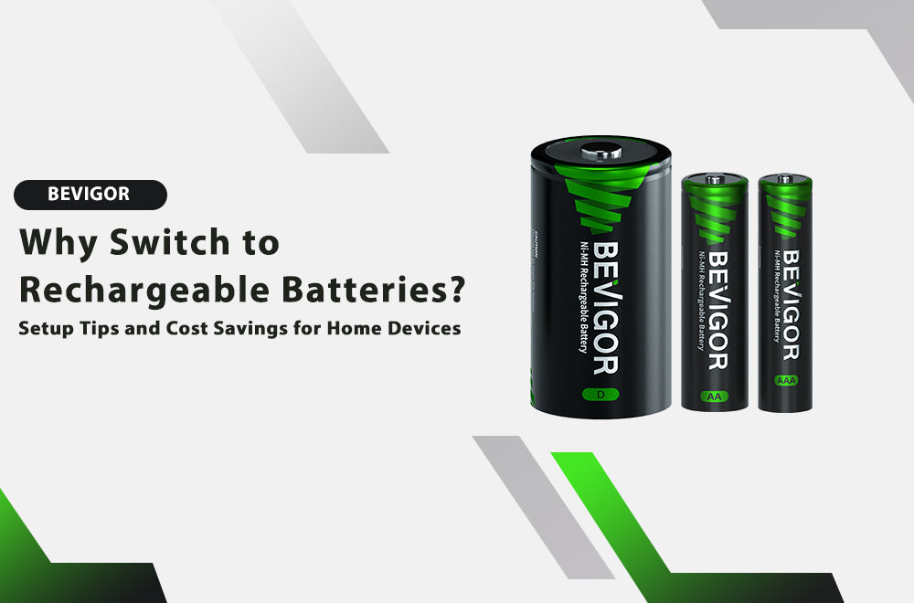 3 models of Rechargeable Batteries
