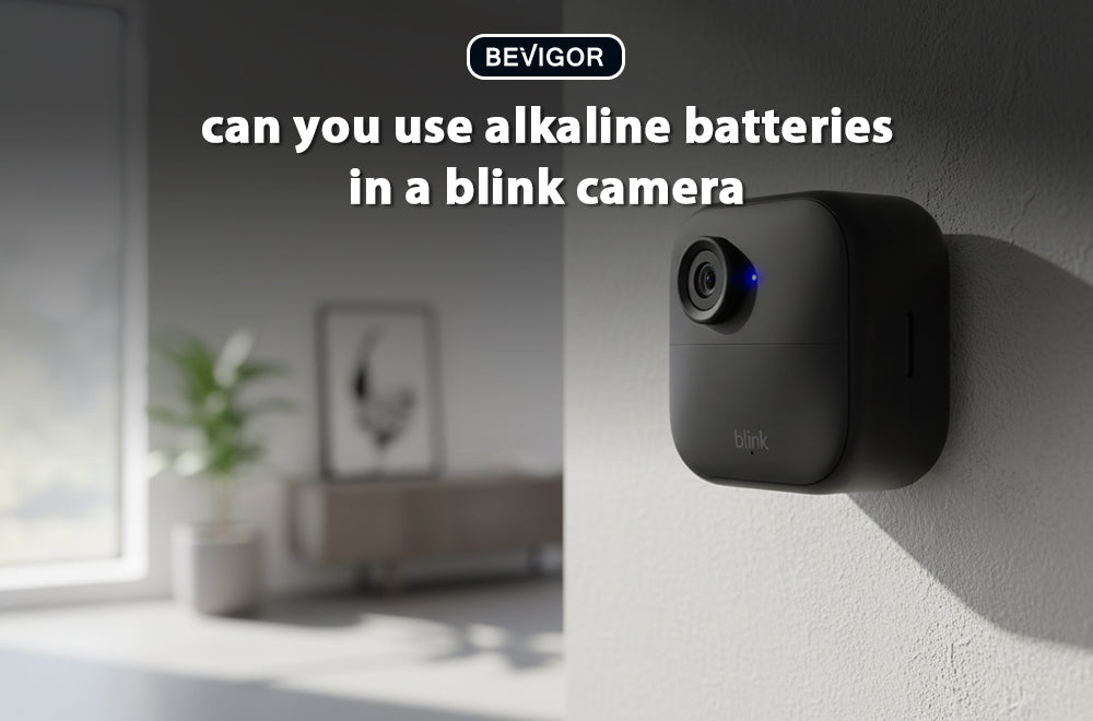 a Blink Camera on the wall
