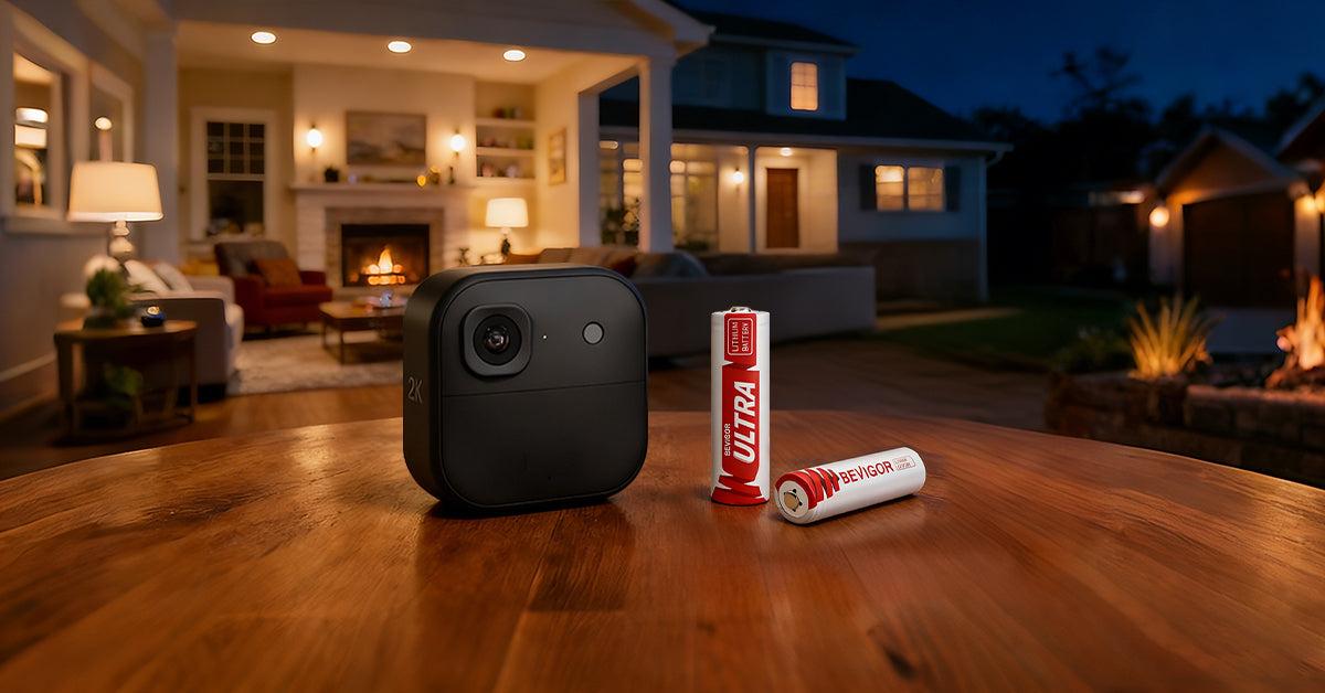 3500mAh AA batteries and a Blink camera