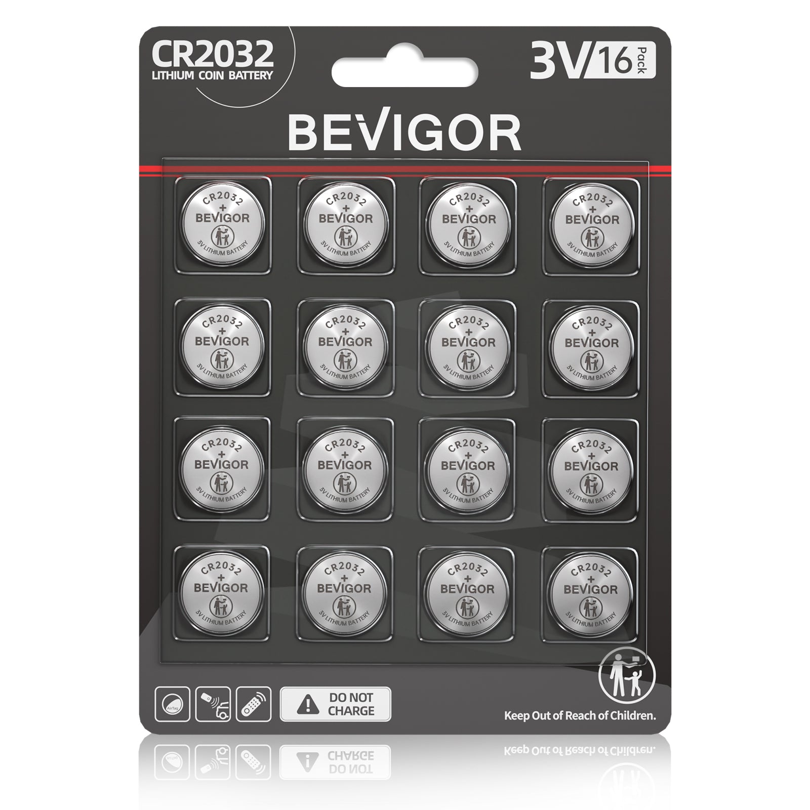 BEVIGOR CR2032 Battery Lithium 3V Coin Battery