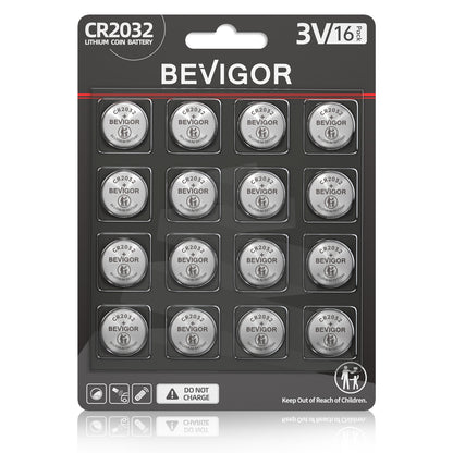 BEVIGOR CR2032 Battery Lithium 3V Coin Battery
