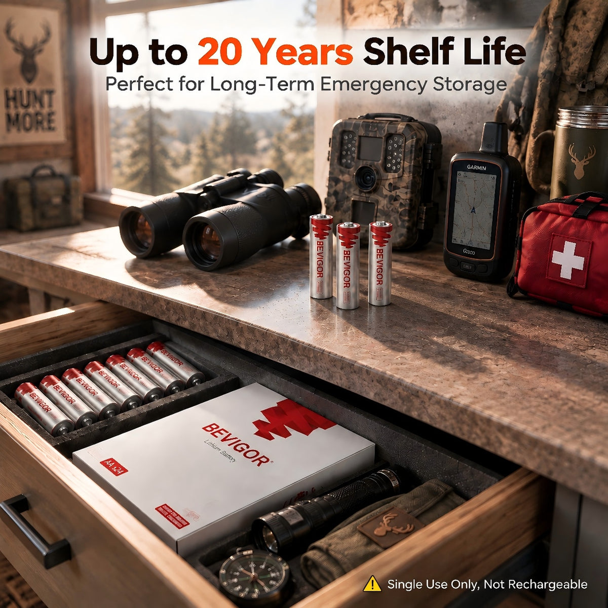AA Lithium Batteries 20 Years Shelf Life