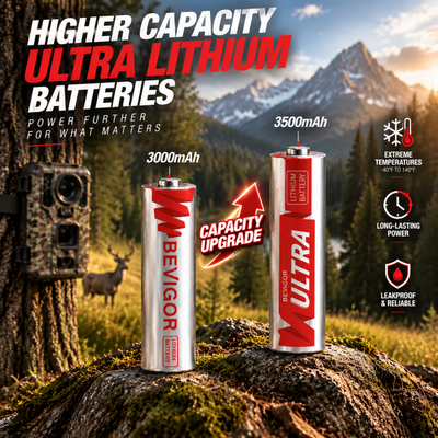 higher capacity ultra lithium batteries