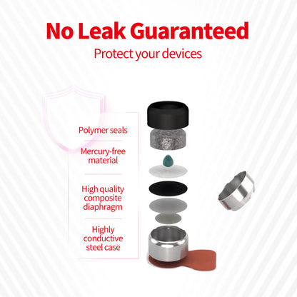 BEVIGOR Hearing Aid Batteries Size 13 Easy to Open 1.4V