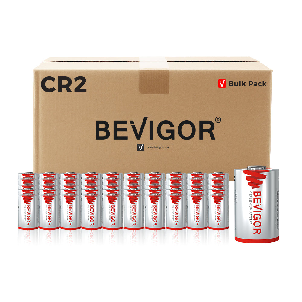 BEVIGOR Lithium CR2 3 Volt Battery Video & Camera Battery Bulk Pack