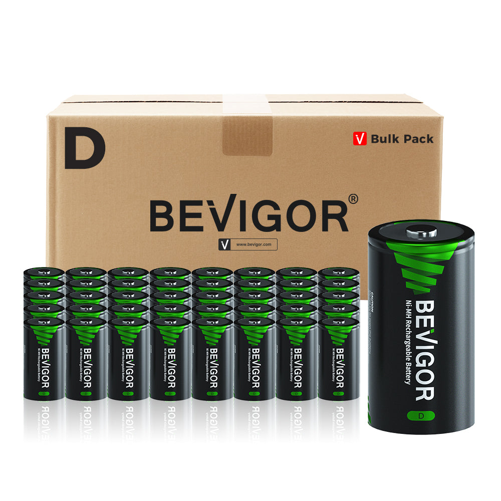 High Capacity  Rechargeable NiMH D Battery 10000mAh Save In Bulk Order