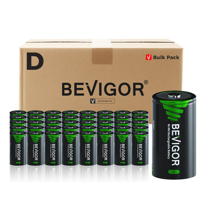 High Capacity  Rechargeable NiMH D Battery 10000mAh Save In Bulk Order