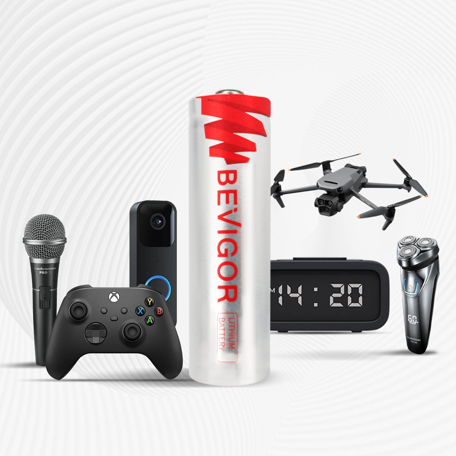 Lithium aa batteries compatible devices