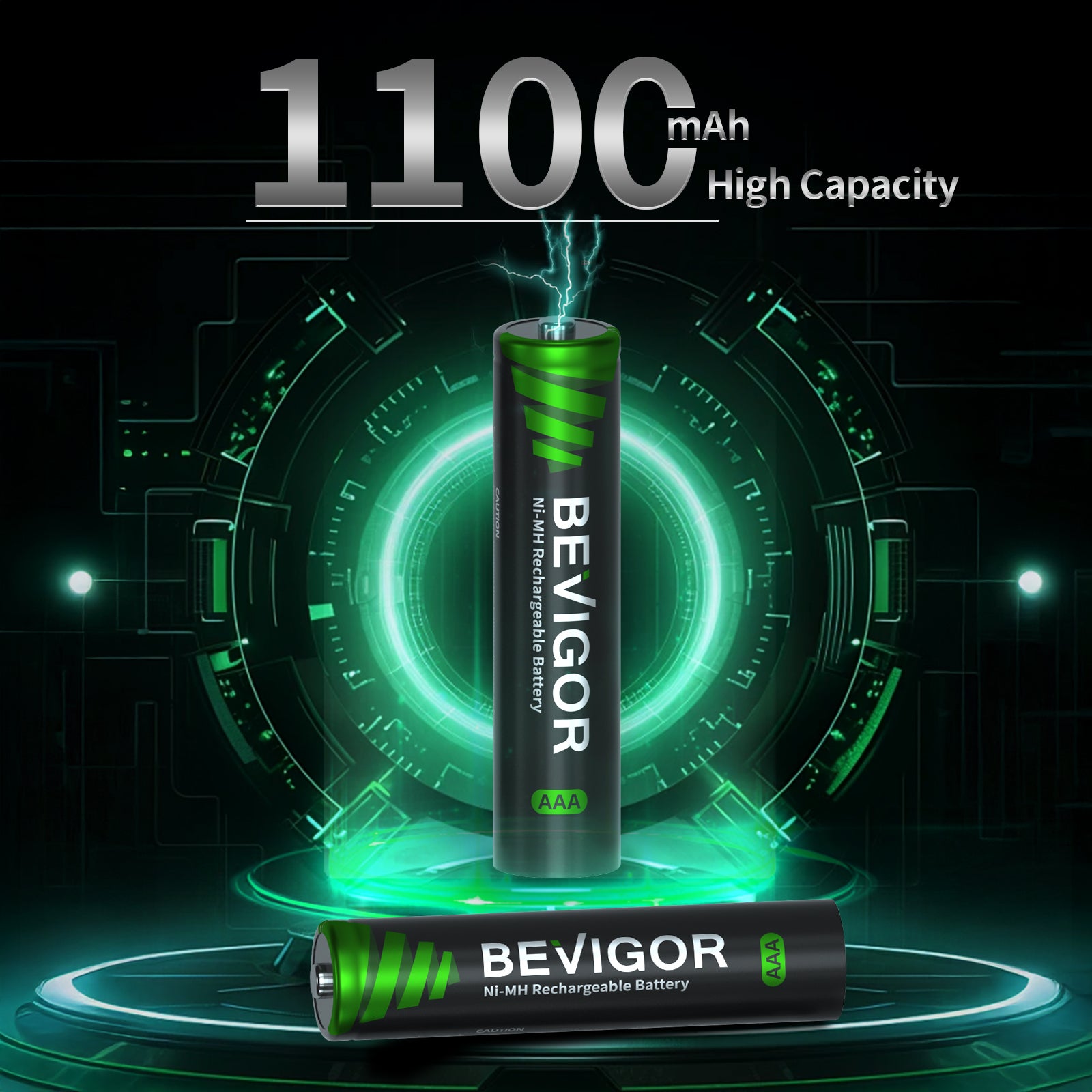 Ni-MH_Rechargeable_AAA_Battery 1100 mAh High Capacity