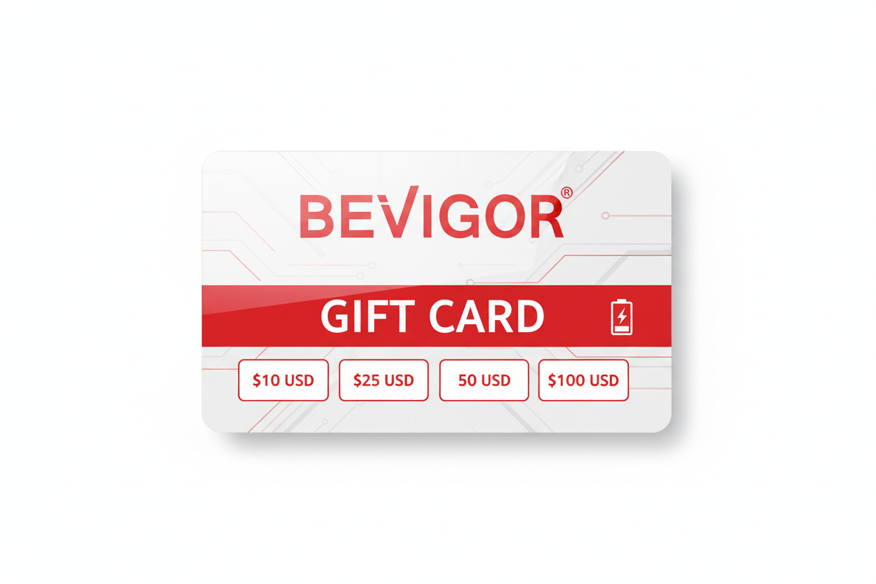 BEVIGOR Gift Card Design