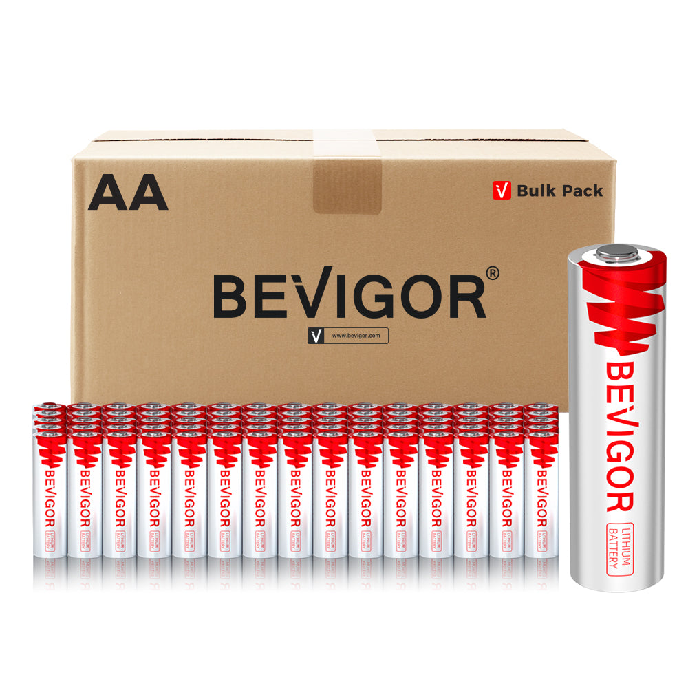 Bevigor 1.5v 3000mAh AA Lithium Batteries — Buy in Bulk & Power More