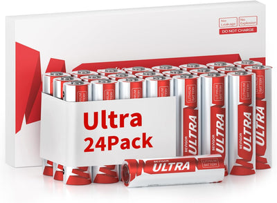 bevigor ultra lithium aa batteries 24pack 3500mAh